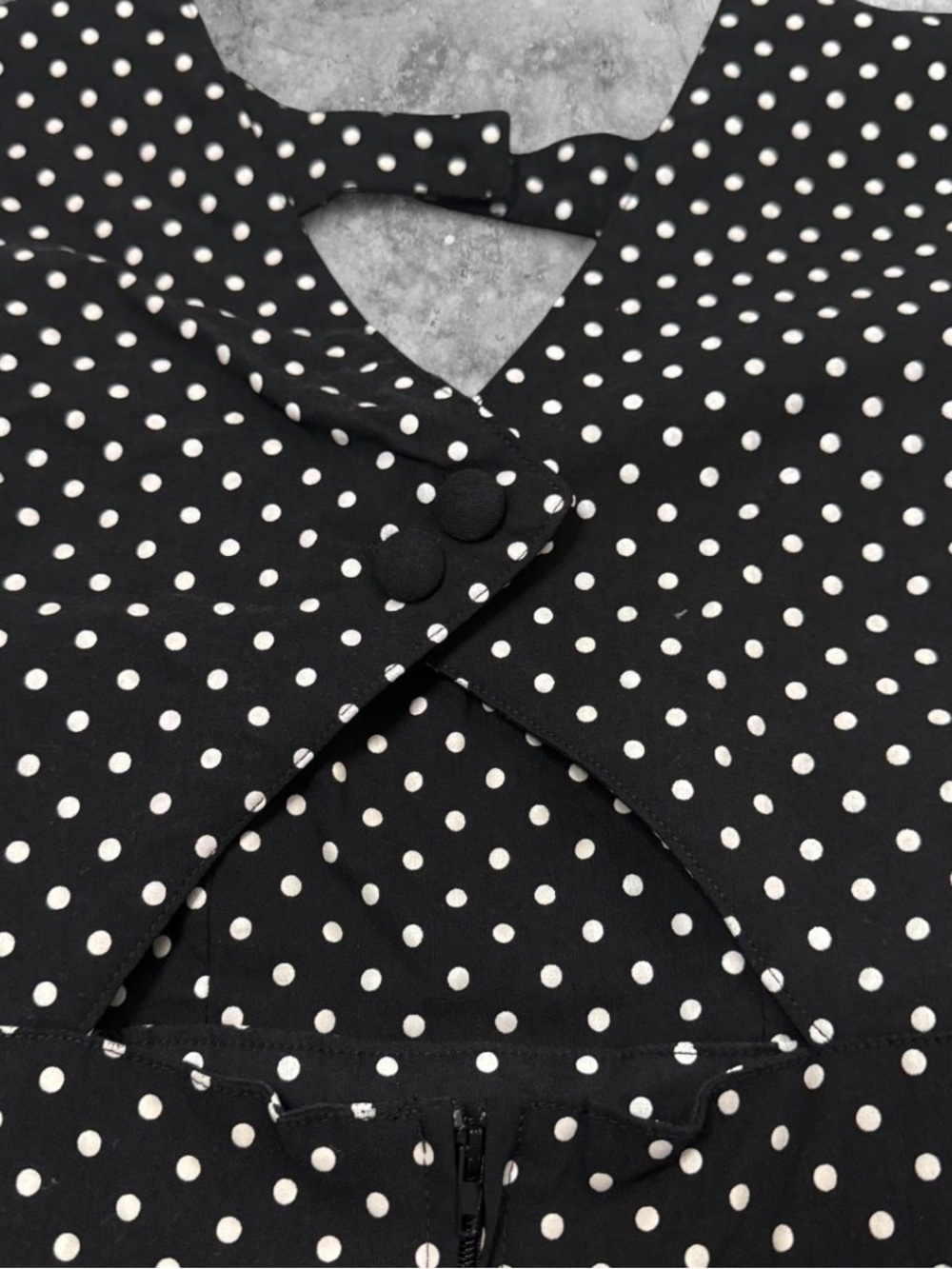 Hell Bunny Vixen Retro Polka Dot Dress - Picture 3 of 4